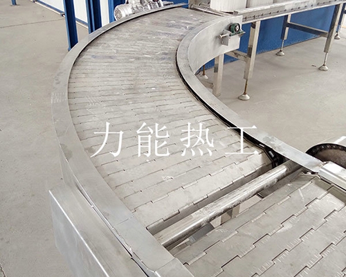 南京不锈钢链板转弯输送机